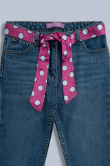 Girls Denim Bottom (6-8 Years)