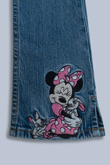 Girls Denim Bottom (6-8 Years)