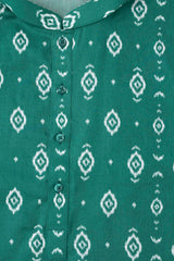 Regular Fit Digital Printed Fatua