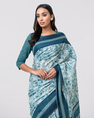 Digital Printed Cotton Saree