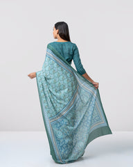 Digital Printed Cotton Saree