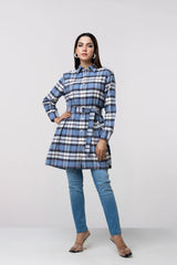 Relaxed Fit Checkered Casual Shirt