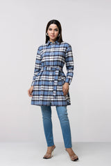 Relaxed Fit Checkered Casual Shirt