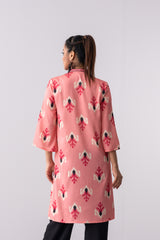 Mid-Length Sublimation Printed Smart Fit Ethnic Kurta
