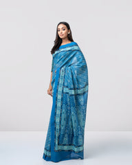 Digital Printed Cotton Saree