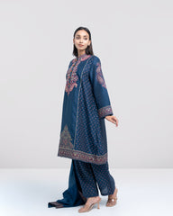 Smart Fit Embroidered Three-Piece Semi-Formal Ethnic Set