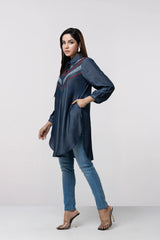 Smart Fit Denim-Style Ethnic Kurti