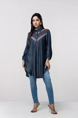 Smart Fit Denim-Style Ethnic Kurti