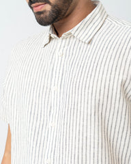 Regular Fit Stripe Casual Shirt