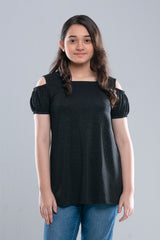 Junior Girls Knit Fashion Top (10-14 Years)