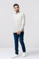 Regular Fit Checkered Casual Shirt