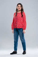 Junior Girls Western Fashion Top (10-14 Years)