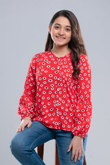 Junior Girls Western Fashion Top (10-14 Years)