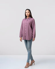 Relaxed fit Dobby textured casual shirt