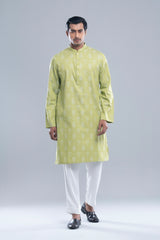 Regular Fit Jacquard Semi-Formal Panjabi