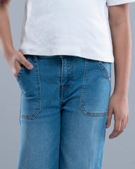 Girls' Denim Bottom (2-4 Years)