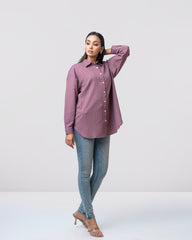 Relaxed fit Dobby textured casual shirt