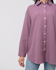 Relaxed fit Dobby textured casual shirt