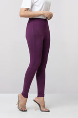 Knitted Basic Viscose-Spandex Leggings