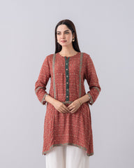 Relaxed Fit All-Over Printed Ethnic Kurti