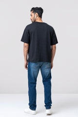 Oversized Fit Jacquard T-Shirt