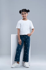 Princess Denim Bottom (6-8 Years)
