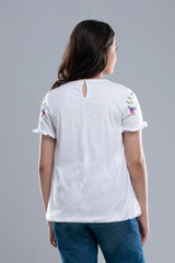 Junior Girls Knit Fashion Top (10-14 Years)