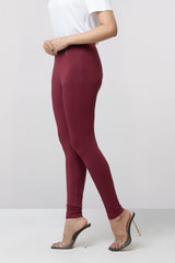 Knitted Basic Viscose-Spandex Leggings