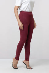 Knitted Basic Viscose-Spandex Leggings