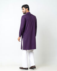 Regular Fit Embroidered Semi-Formal Panjabi
