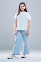 Junior Girls' Denim Bottom (10-14 Years)