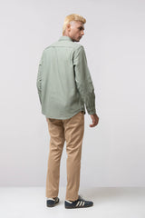 Regular Fit Solid Casual Shirt