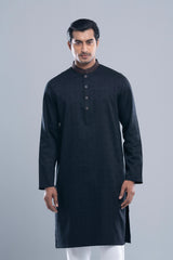 Regular Fit Embroidered Semi-Formal Panjabi