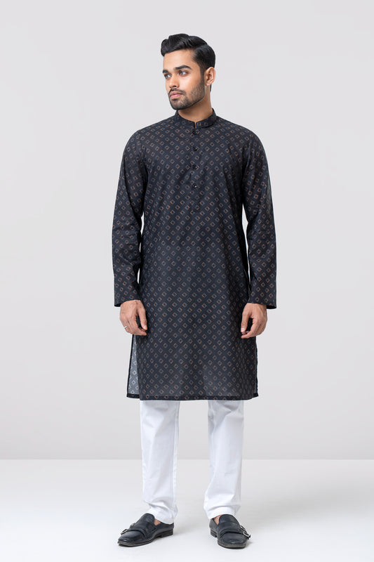 Regular Fit All-Over Printed Panjabi