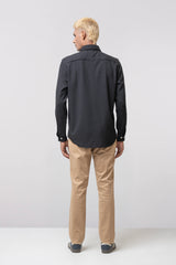 Regular Fit Black Casual Shirt