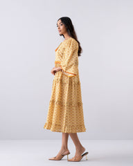 Mystika Printed Long Dress