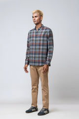 Regular Fit Checkered Casual Shirt