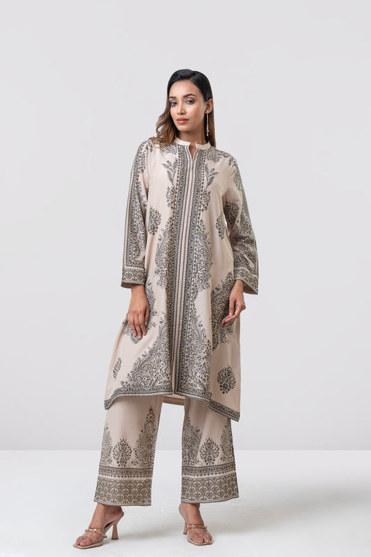 Smart Fit Printed Two-Piece Ethnic Set