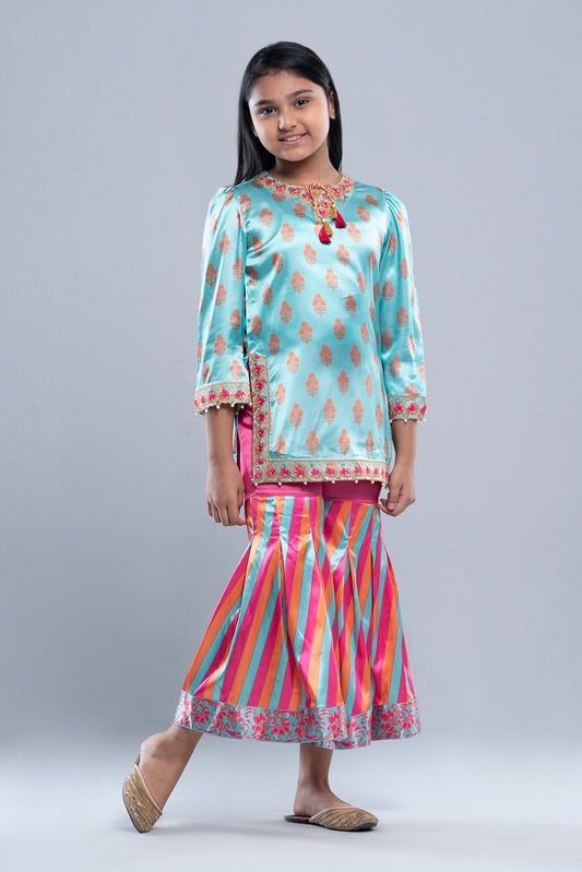 Princess Ethnic Party Wear Set (6-8 Years)