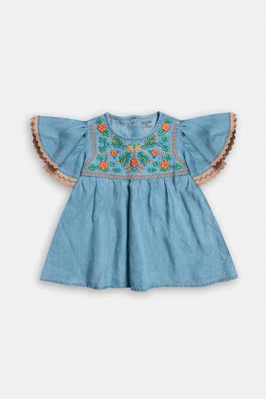 New Born Girls' Top (0-6 Months)