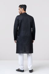 Regular Fit Embroidered Semi-Formal Panjabi