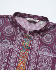 Relaxed Fit Printed One-Piece Lawn Kurta