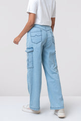Wide-Leg High-Waist Denim