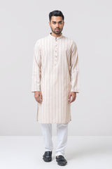 Regular Fit Cotton-Linen Blended Panjabi