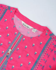 Smart Fit Digital Printed Three-Piece Lawn with Silk Dupatta