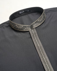 Regular Fit Embroidered Semi-Formal Panjabi