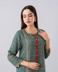 Relaxed Fit All-Over Printed Ethnic Kurti