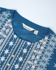 Smart Fit Sequin-Embroidered Lawn Kurta