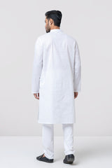 Regular Fit Embroidered Semi-Formal Panjabi