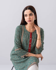 Relaxed Fit All-Over Printed Ethnic Kurti